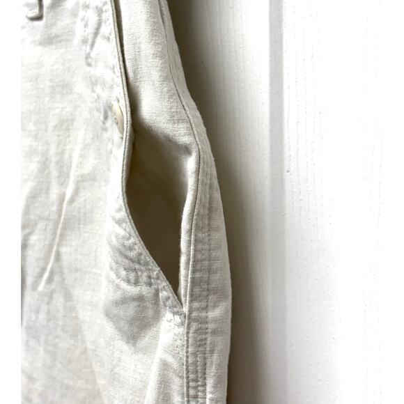 VTG Talbots Shorts, Tan Stretch Cotton, Phone Size Pocket, Women's Size 6 - Picture 5 of 6